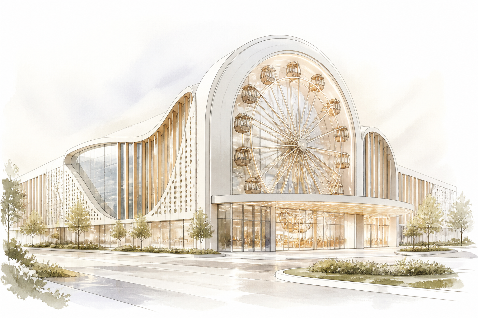 Финансовая модель крытого парка аттракционов (indoor amusement park)