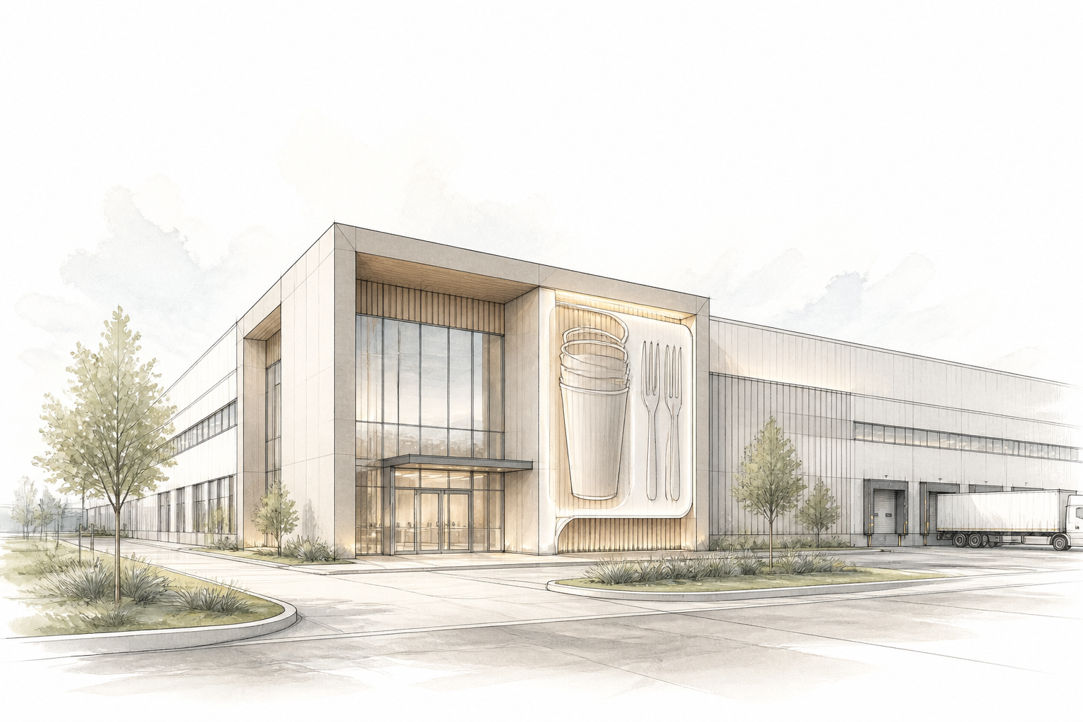 Финансовая модель завода одноразовых пластиковых стаканов и приборов